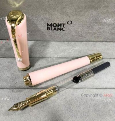 Newest Replica Mont Blanc Muses Marilyn Monroe Pink Fountain Pen